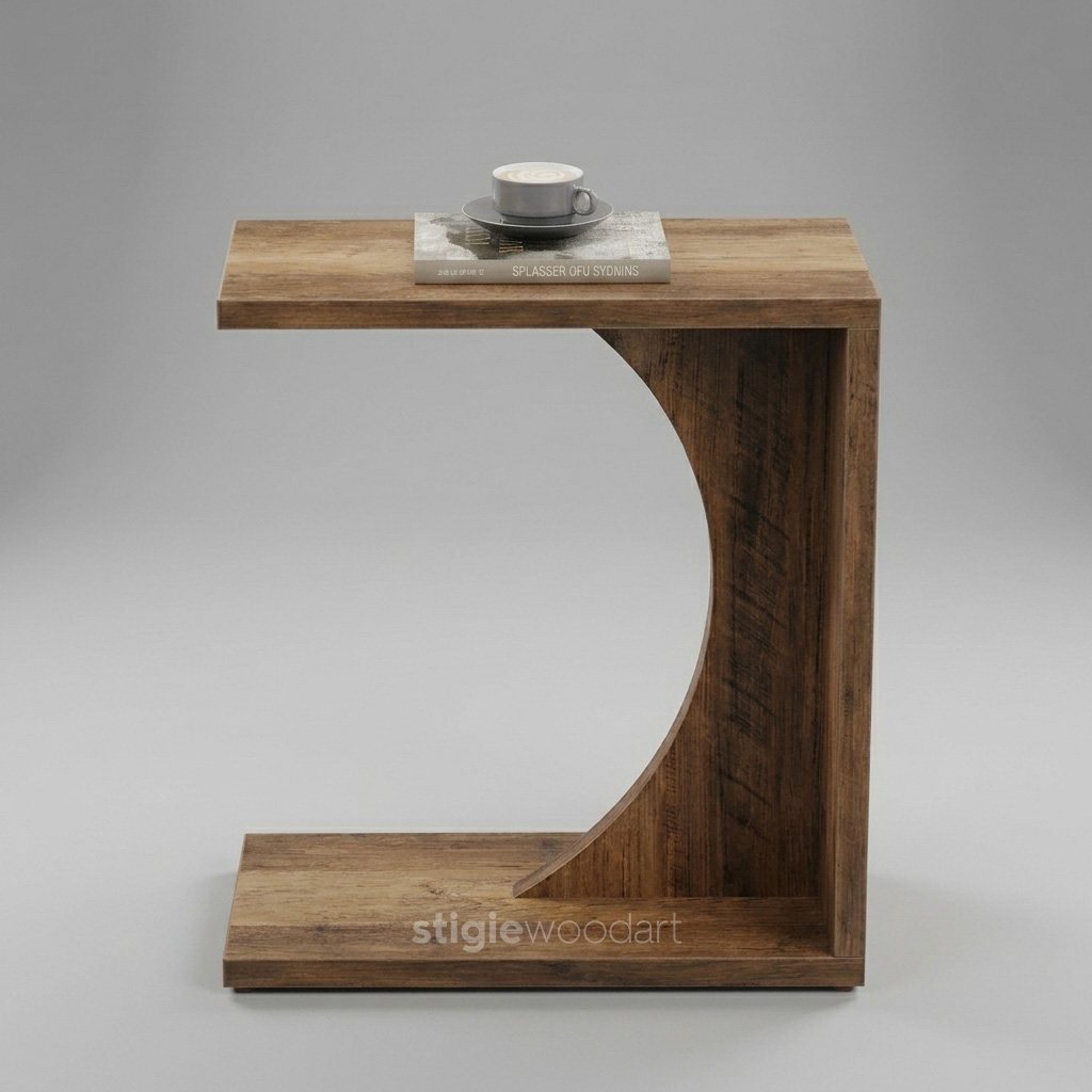 Coffee Table Model C Kayu Jati Minimalis - Gambar 3