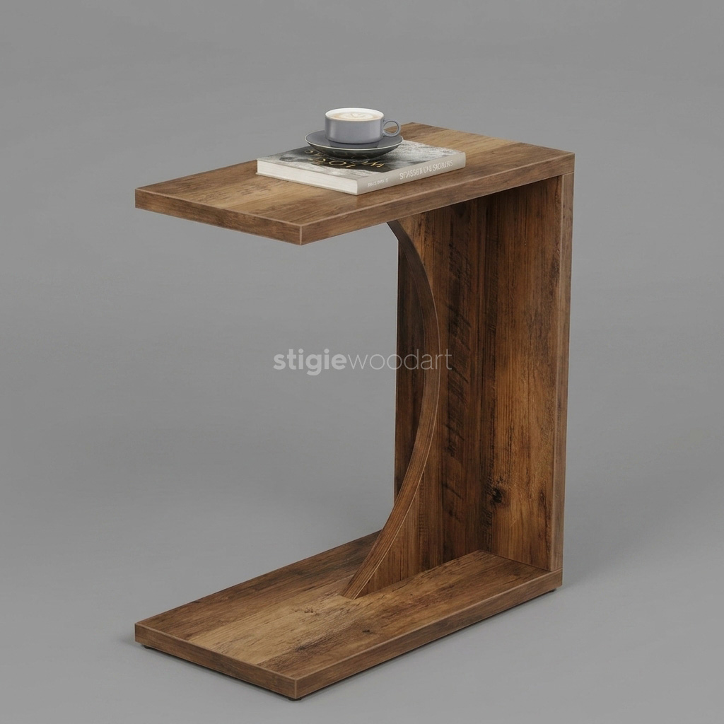 Coffee Table Model C Kayu Jati Minimalis