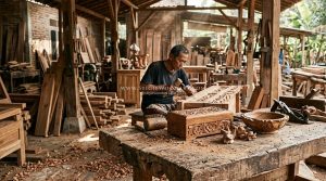 handicraft custom kayu Jepara handmade