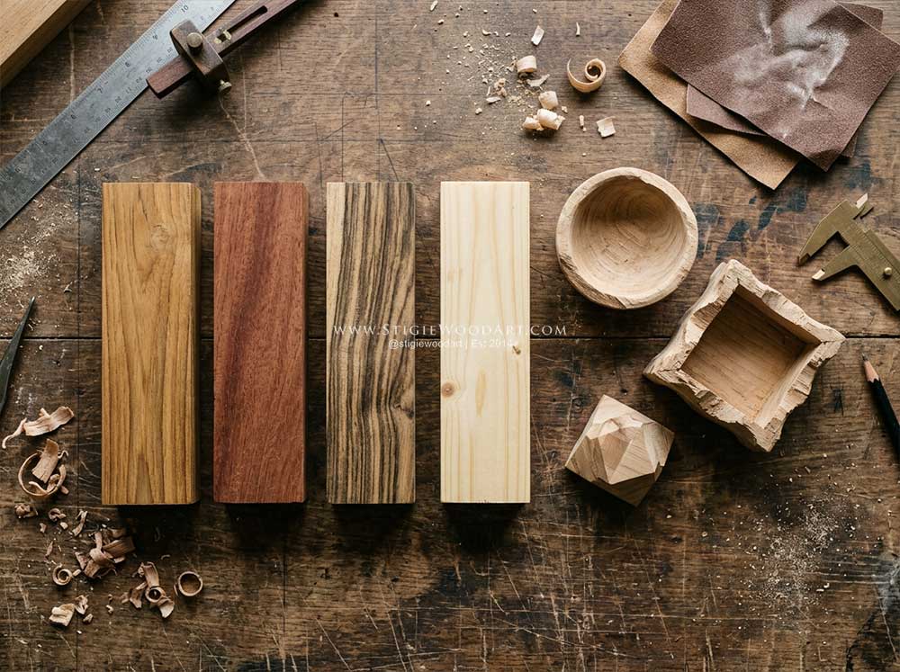 Jenis kayu untuk handicraft custom