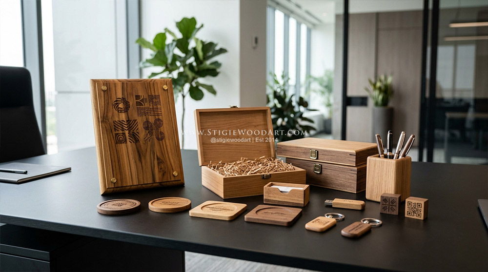 Souvenir dan corporate gift kayu custom